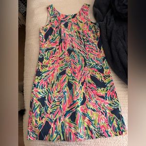 LILLY PULITZER SHIFT DRESS IN PALM READER